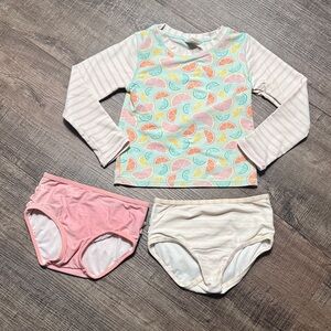 Ruffle Butts Pastel Swim Set